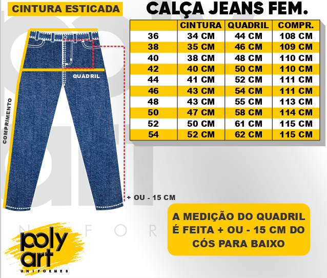 024-CALCA JEANS FEMININA