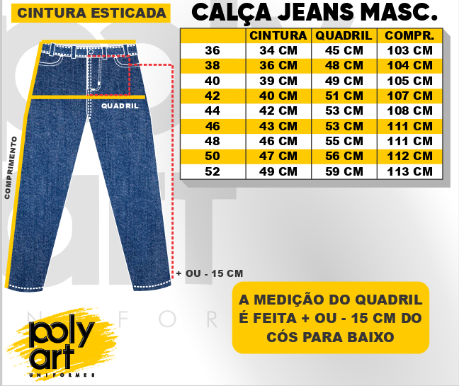 023-CALCA JEANS MASCULINA